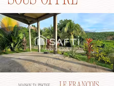 maison à fort potentiel au françois