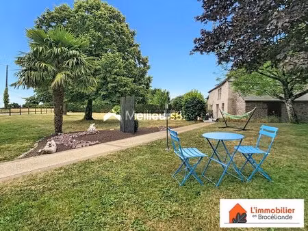 belle longère rénovée en brocéliande