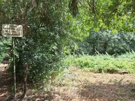 beau terrain en zone d'habitat