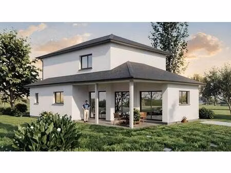 terrain avec maison neuve à vendre