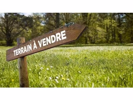terrain constructible à vendre
