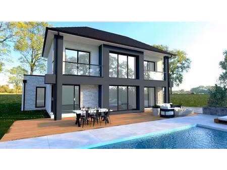 terrain avec maison neuve à vendre