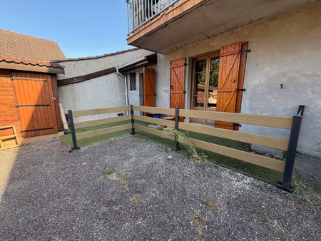 charmant duplex t2 avec terrasse accès a43 à 2 min