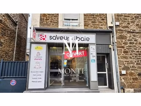 droit au bail - local commercial 33 m² à saint-malo