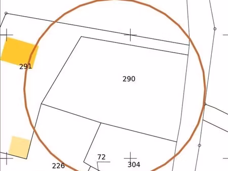 vente terrain 1634 m² à queyrac (33340)  71 600 €