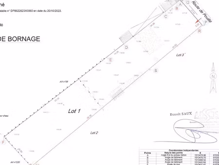 vente terrain 3386 m² à saint-julien-l'ars (86800)  64 900 €