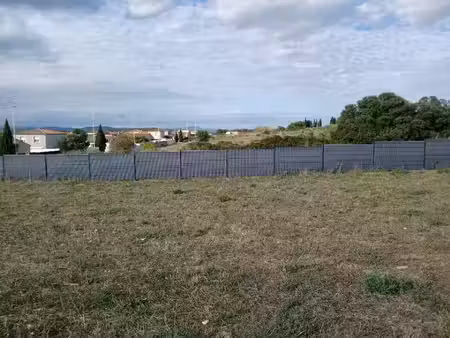 vente terrain 285 m² à gigean (34770)  145 000 €