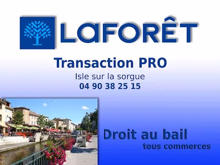 vente locaux professionnels 60 m² à l'isle-sur-la-sorgue (84800)  60 000 €
