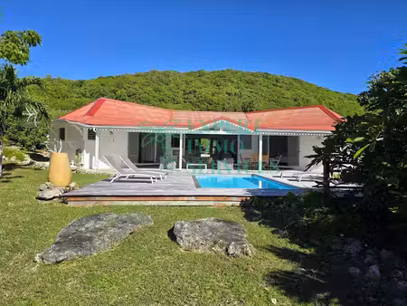 superbe créole vue mer  piscine