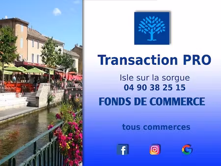 vente locaux professionnels à l'isle-sur-la-sorgue (84800)  485 000 €