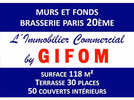 vente locaux professionnels 0 pièces 130 m² à paris 20ème (75020)  1 090 000 €