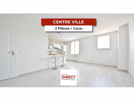 centre ville : 2 pieces + cave