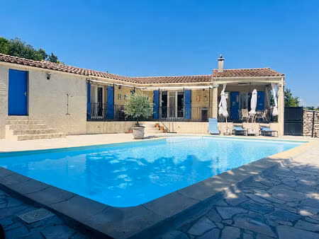 goudargues - villa 100m2 avec piscine sur 889m2 de terrain