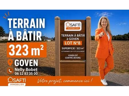 terrain à bâtir de 323 m² – viabilisé & libre de constructeur – dans un mini-lotissement i