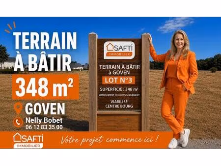 terrain à bâtir de 348 m² – viabilisé & libre de constructeur – dans un mini-lotissement i
