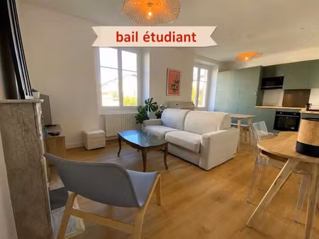 location meublée appartement 2 pièces 37 m² à bayonne (64100)  755 €