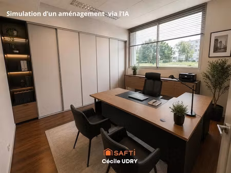location locaux professionnels 4 pièces 90 m² à tours (37000)  1 050 €