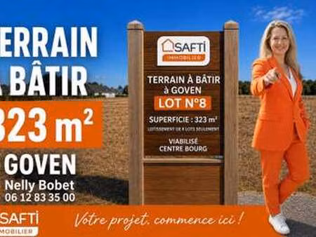 vente terrain à goven (35580) : à vendre / 323m² goven