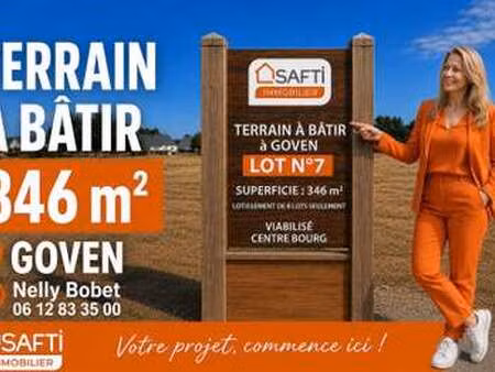vente terrain à goven (35580) : à vendre / 346m² goven