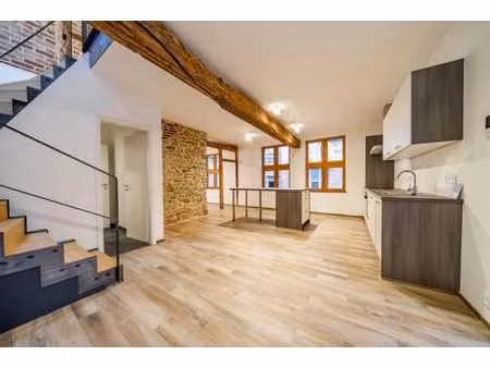 duplex 3 chambres avec cour de 100m²