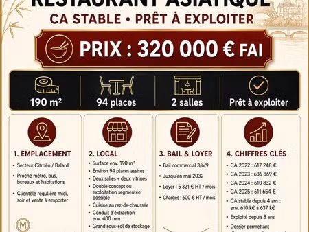 restaurant à paris (75015)