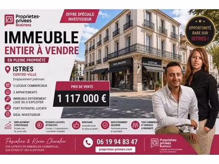 immeuble de rapport locatif en centre ville d'istres