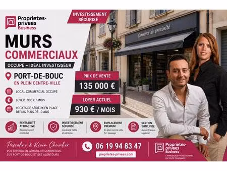 murs commerciaux loués