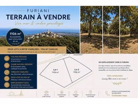 terrain constructible viabilisé à vendre