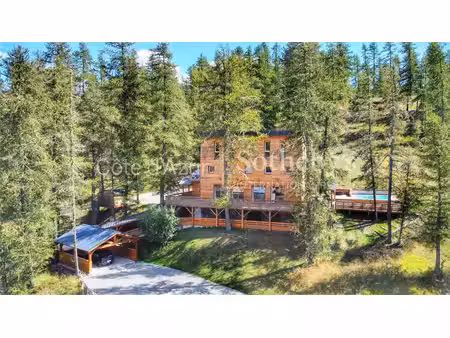chalet de prestige au pied des pistes à valberg avec piscine int