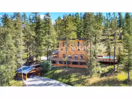chalet de prestige au pied des pistes à valberg avec piscine int