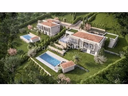 terrain constructible à vendre à mougins avec permis purgé pour