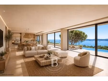 grimaud – villa contemporaine d'exception – vue mer panoramique – deux piscines