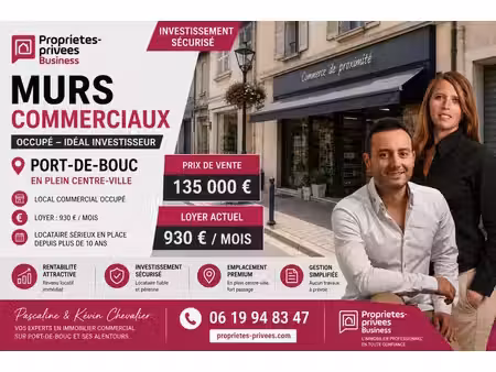 murs commerciaux loués