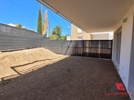 t3 istres résidence neuve rez de jardin