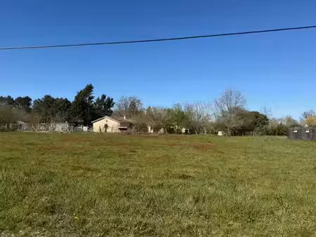 vente terrain 1600 m² cazats (33430)
