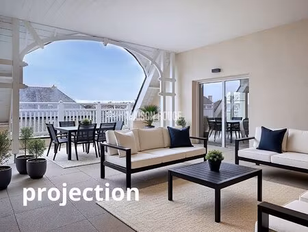 rare à la vente : superbe duplex t4 avec aperçu mer dinard