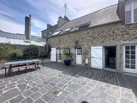 maison en pierre de caractère - 112 m² - extérieur - saint-enogat