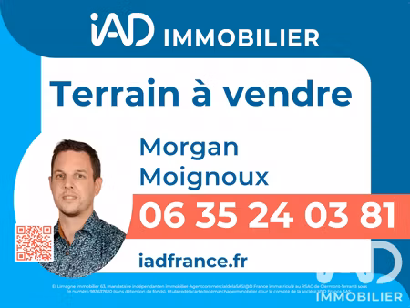 vente terrain 500 m² à saint-laure (63350)  45 000 €