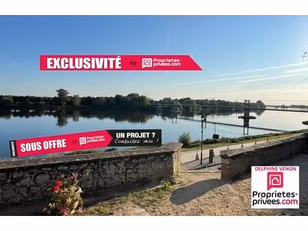 exclusivité - maison de 160 m² avec vue imprenable sur la loire à châteauneuf sur loire...