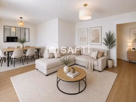 appartement 2/3 chambres  balcons  parking et cave