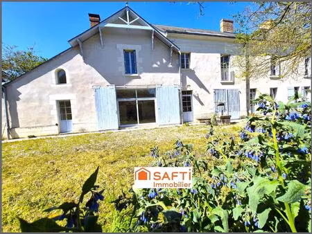maison maitre 200m²  5ch  rivière (creuse)  jardin