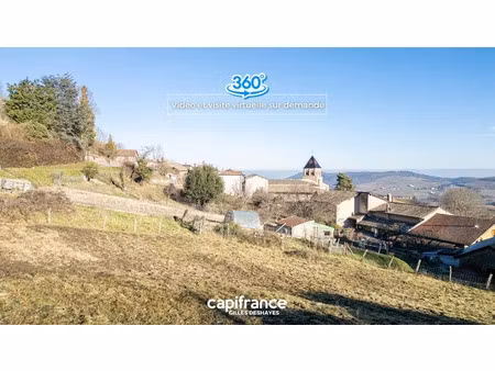 vente terrain 2065 m² à vauxrenard (69820)  67 500 €