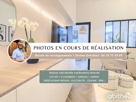 maison individuelle + renovation interieur complete + secteu