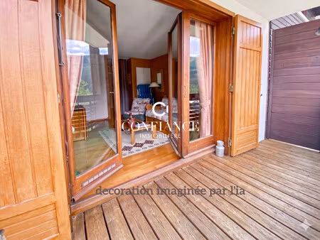 (06660) auron centre fi chambre cabine terrasse vue panoramique