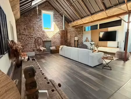 loft industriel d'exception – 238 m² peb b terrasse – theux
