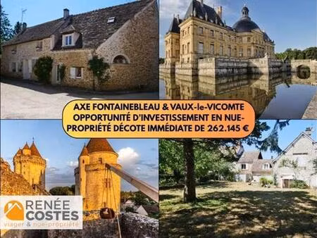 vente en nue propriété - f73-h85 ans - blandy (77115)