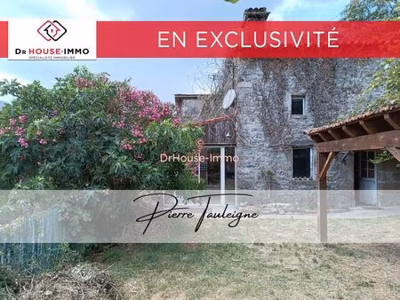 exclusivite - maison en pierre de 109.70 m² avec 2700 m² de terrain.