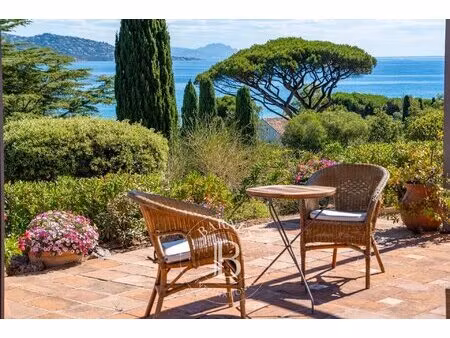sainte-maxime – propriété d'exception avec vue mer – terrain de 7 800 m² – piscine – fort.