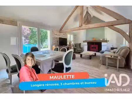 vente maison 5 pièces 110 m² à maulette (78550)  350 000 €
