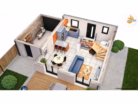 vente maison 4 pièces 68 m² vitré (35500)